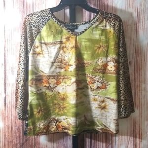 Carole Little Sport Women's Shirt Size Large Made in U.S.A